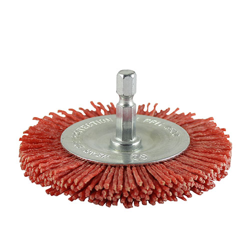 Drill Wheel Brush - Nylon 75mm